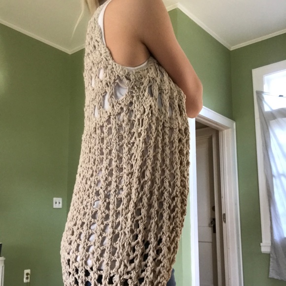 Lucky Brand bohemian crochet vest - Picture 4 of 4